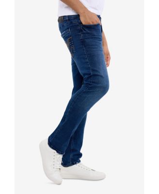 Men's Slim Fit Silicone Back Pocket Jeans