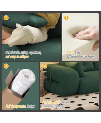 Human Dog Bed Foldable Sofa Sleeper - Green