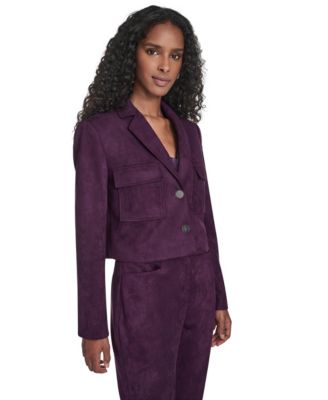 Women's Two Button Cropped Jacket