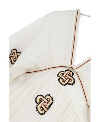 Women's Maxi Dress with Embroidery Details