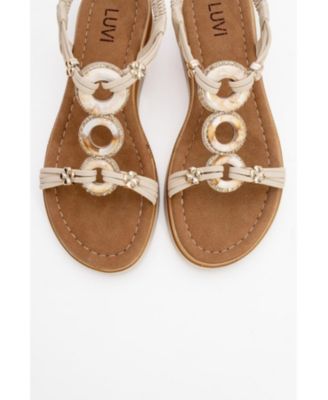 JUNES Buckle-Embellished Sandal (Women)