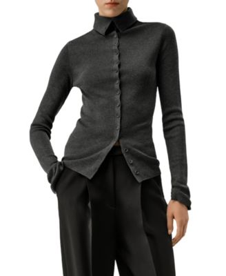 Slim Fit Silk Cashmere Sweater