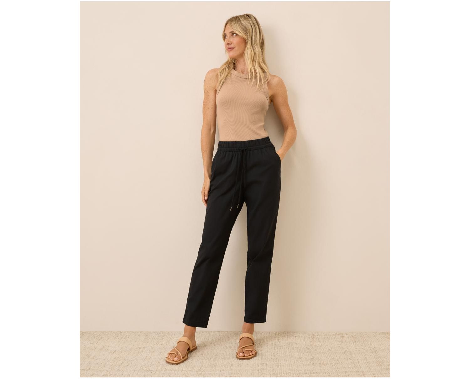 Women's The Jess Roll-Up Pant In Midweight Twill