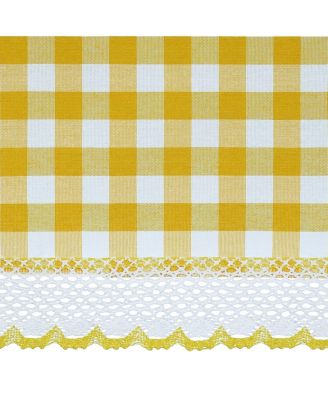 Country Plaid Window Valance Treatment