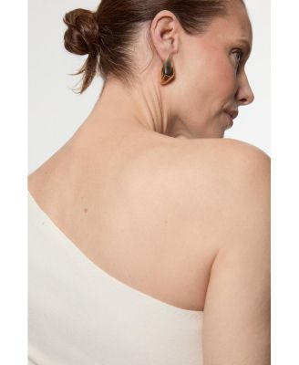 Women's Knitted One Shoulder Top