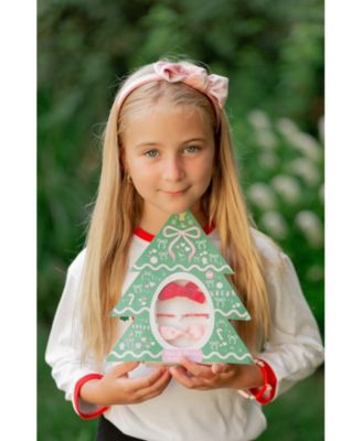 Girls Velvet Bow Headband in Pink