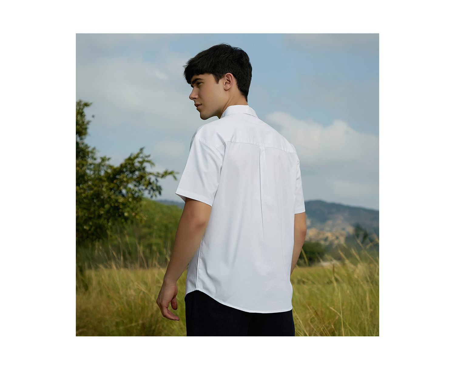 Men's Zebra-Block Shirt