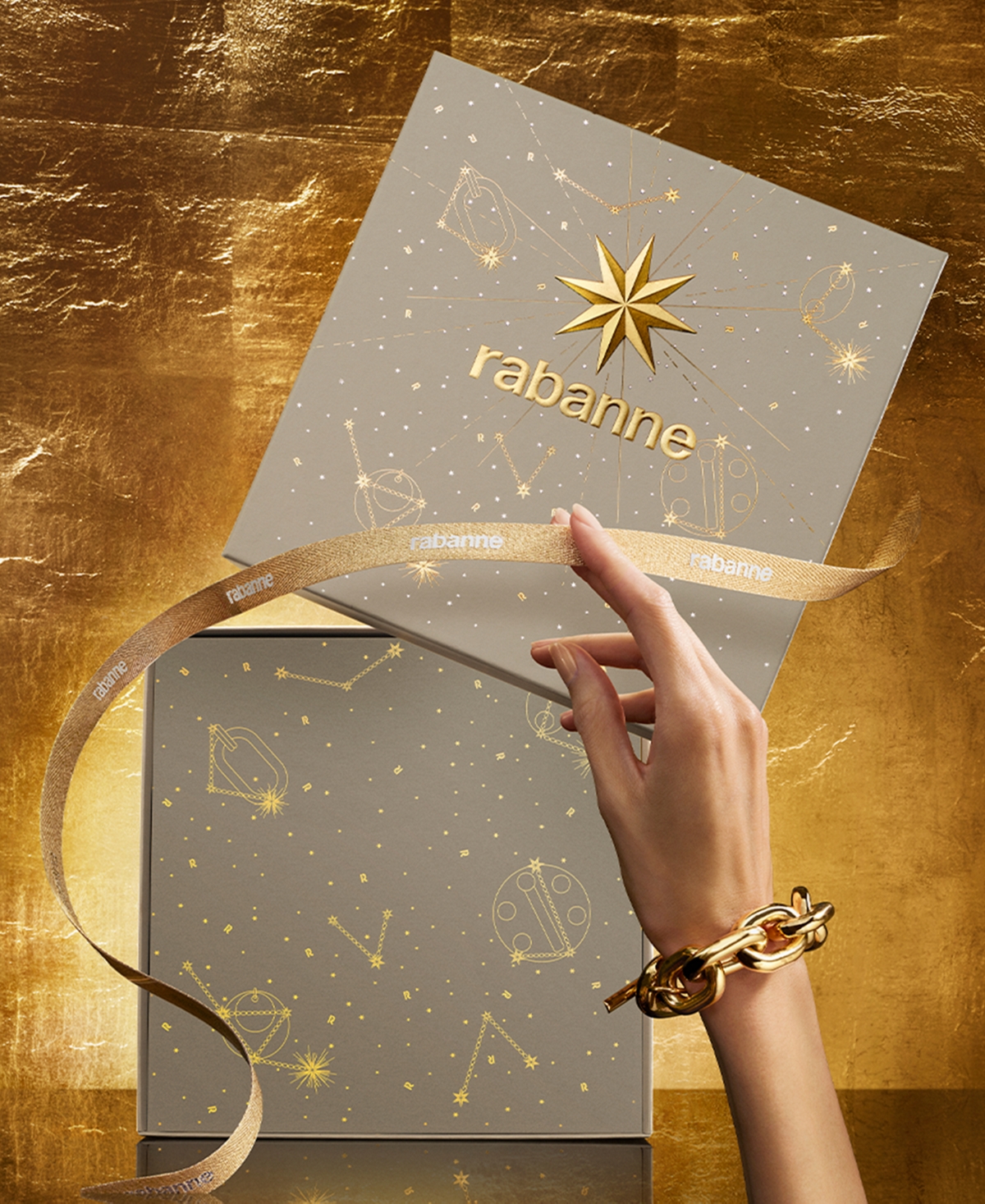 Rabanne 3-pc. Million Gold For Her Fragrance Gift Set With Body Lotion In Transparent