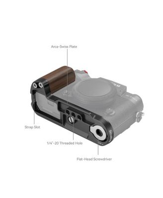 Wooden L-Shape Grip for Fujifilm X-T50