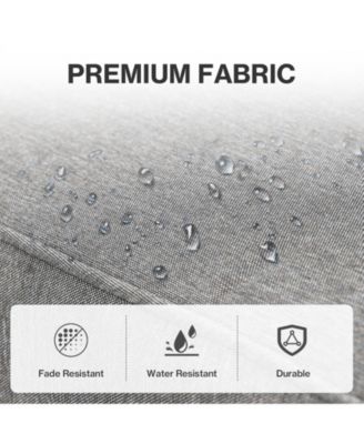 Patio Furniture Loveseat - All-Aluminum Sofa Couch with Upgraded Frame, Wider Design, and Thick Cushions for Outdoor Comfort.