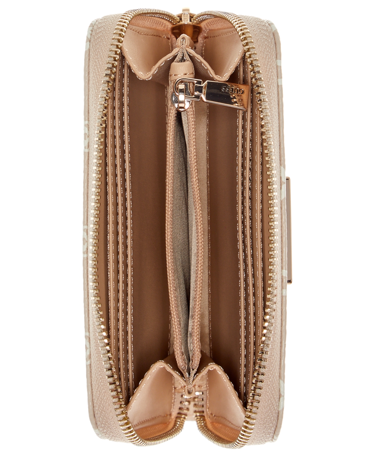 Guess Women's Erenia Slg Zip Around Wallet In Brown