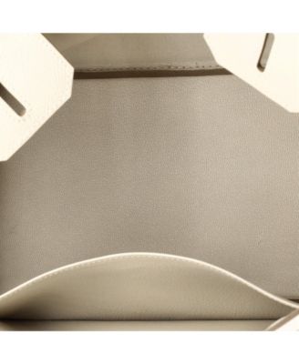 Birkin 30 Handbag Light Epsom with Palladium Hardware