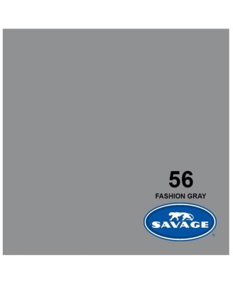 2 Pack Widetone Seamless Background Paper, 86" wide x 36' Fashion Gray, #56 - With Microfiber Cleaning Cloth