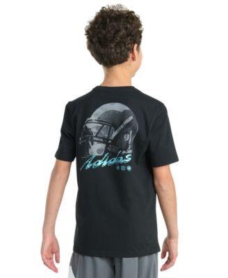 Big Boys' Short Sleeve Football Helmet T-Shirt