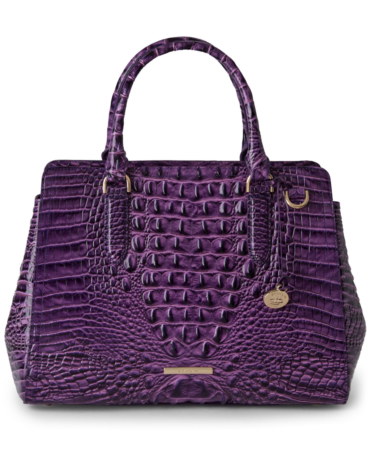 Brahmin Women's Finley Leather Large Satchel Bag