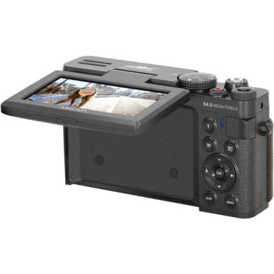 MND35 64MP 4K Ultra HD Wi-Fi Digital Camera, Black