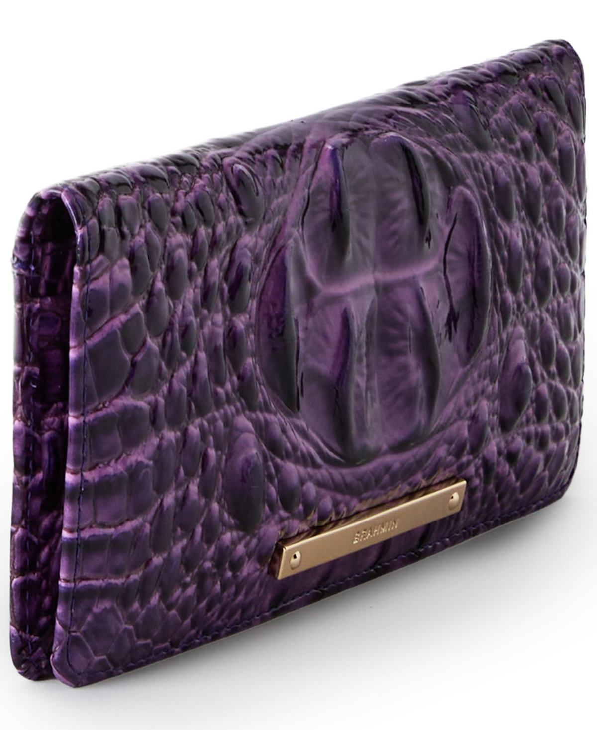 Brahmin Women's Ady Leather Wallet In Purple