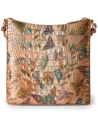 Katie Melbourne Embossed Leather Crossbody Bag