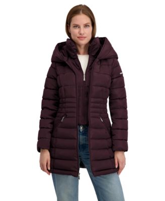 Women's Laundry By Shelli Sega Fitted Puffer Coat