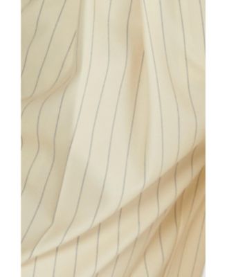 Women's Pinstripe Tailored Top