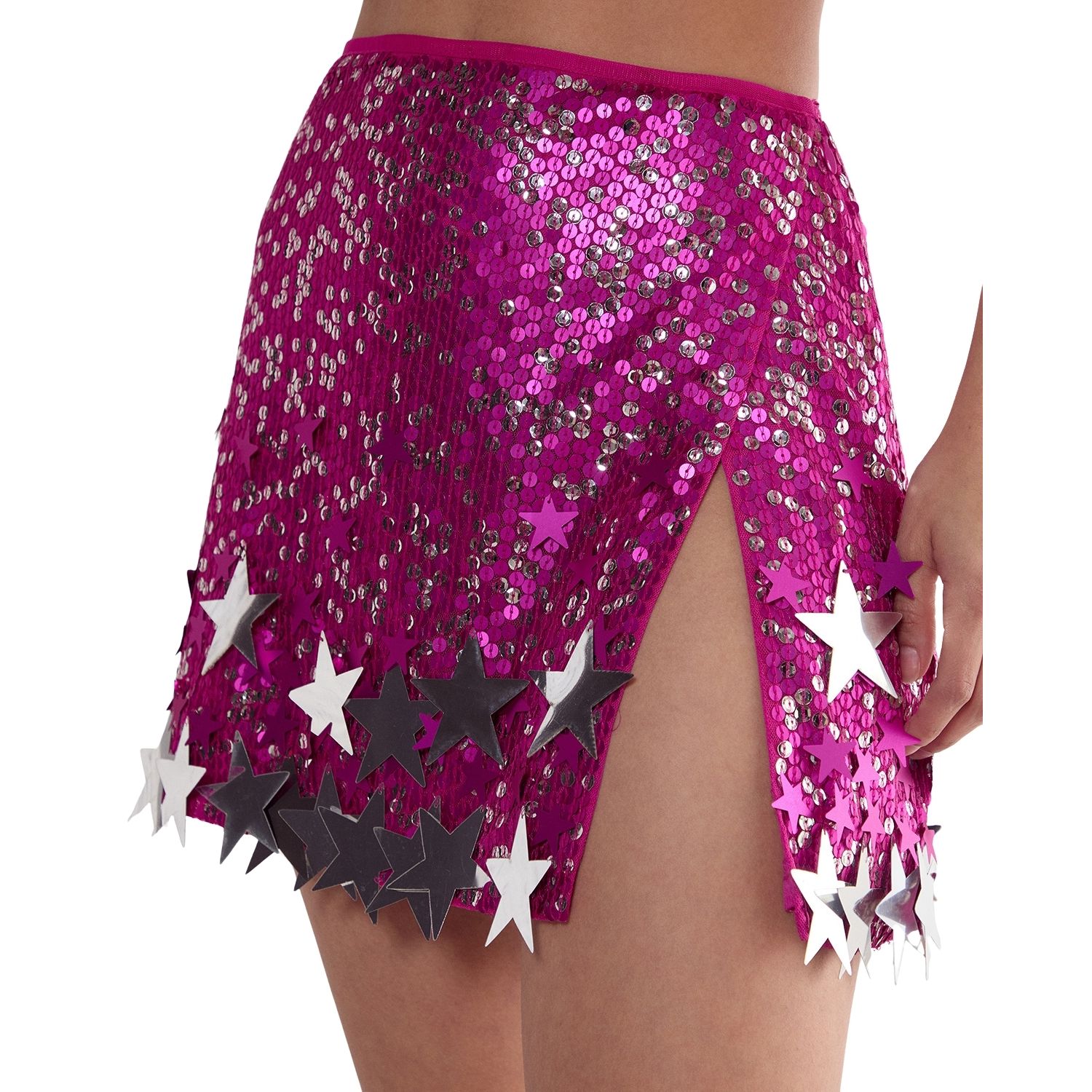 Women's Limited Embellished Star Trim Mini Skirt