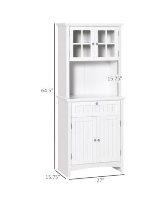 Adjustable Shelves Kitchen Storage Cabinet Space-Saving Solution for Organized Kitchens