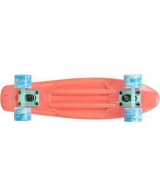 22 Inch Mini Cruiser Skateboard - OCEANIC with Swirl Wheels