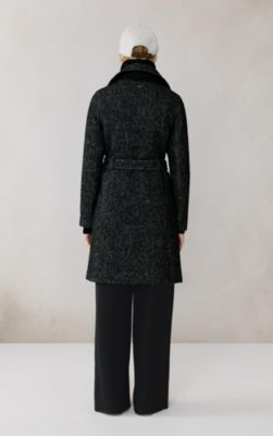 Women's Fabianne-H Wool Trench Coat with Bib