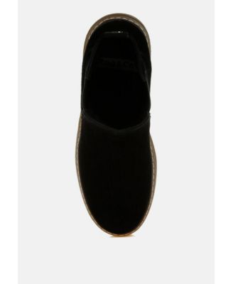 Womens Vostok Suede Chunky Chelsea Boots