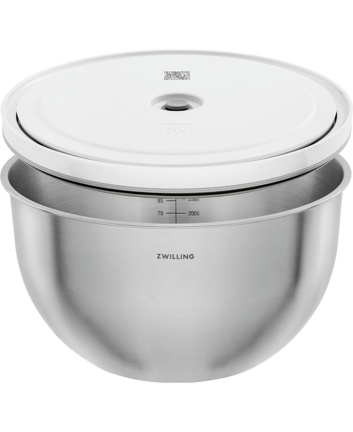 Zwilling Fresh And Save Large Stainless Steel Vacuum Bowl In Silver