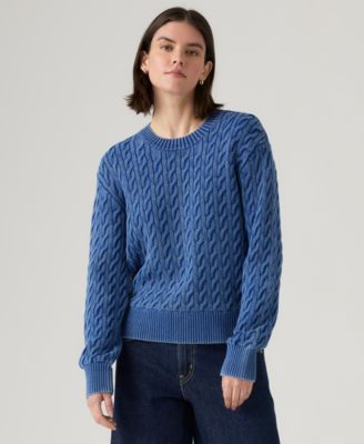 Levi's - Women's Boyfriend Cable Crewneck Sweater
