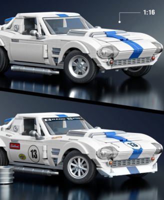 Hot Wheels Corvette Grand Sport Building Toy Kit, 918 Pieces