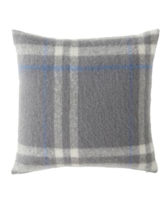 Ryan Cove Plaid Faux Mohair Square Decorative Pillow, 20" x 20"