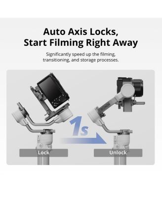 RS 4 Mini 3-Axis Handheld Gimbal Stabilizer + Turnstile Audio 3-In-1 Multifunctional Wireless Lavalier Microphone