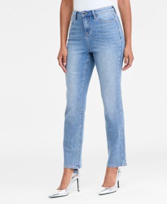 Women's Embellished Straight-Leg Jeans, Macy's Exclusive