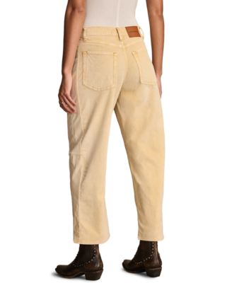 Women's Mid-Rise Barrel-Leg Jeans
