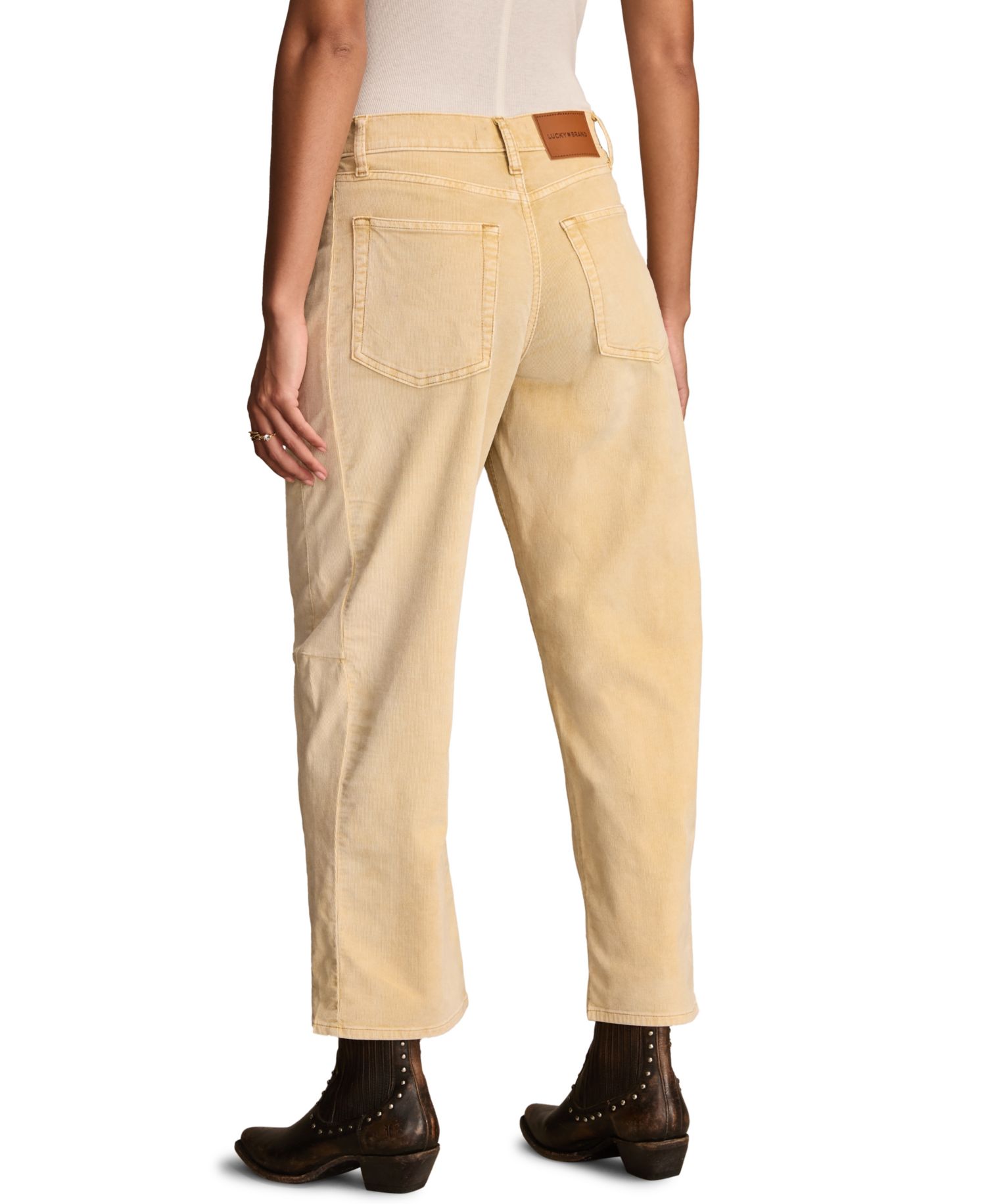 Women's Mid-Rise Barrel-Leg Jeans