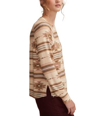 Women's Cloud Long Sleeve Crew Neck Sweater