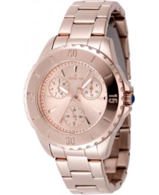 Women's 48403 Angel Quartz Chronograph Rose Gold Dial Watch