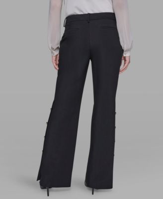 Women's Mid-Rise Flared Pants