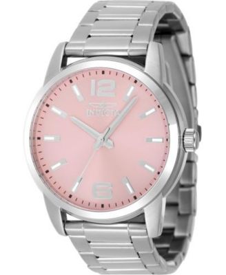 Men's 48497 Celestial Quartz 3 Hand Pink Dial Watch