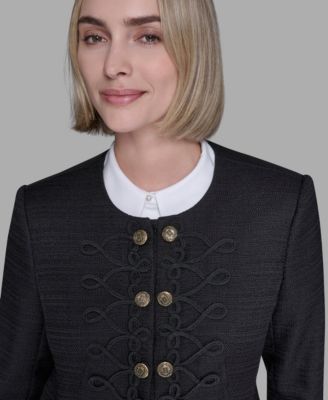 Women's Open Front Embroidered Jacket