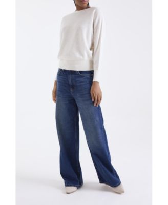 Women's Alaia Long Sleeve 100% Cashmere Sweater