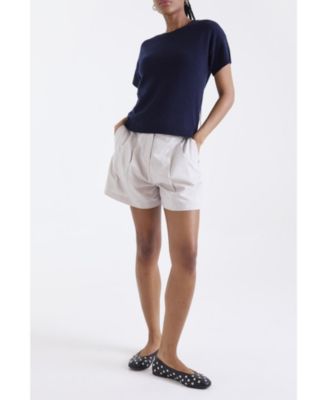 Women's Esme Short Sleeve 100% Cashmere Top