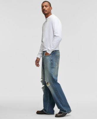 Men's Baggy Washed Jeans, Macy's Exclusive