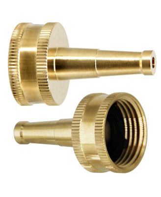 Brass High Pressure Hose Nozzle Water Hose Sprayer 2-Pack