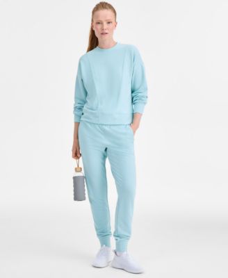 Women's Ottoman-Rib Jogger Pants