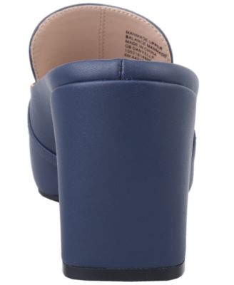 Women's Danyell Snip Toe Block Heel Mules, Created for Macy's