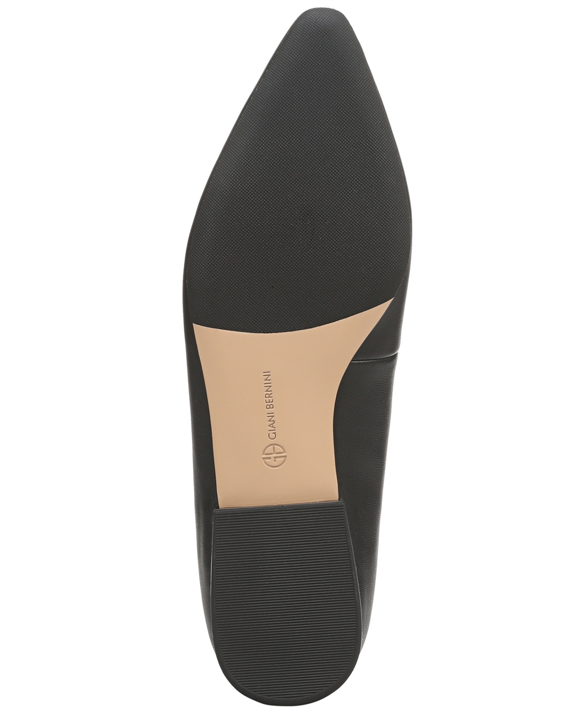 Giani Bernini Women's Hillda Pointed Toe Flats, Created For Macy's In Black