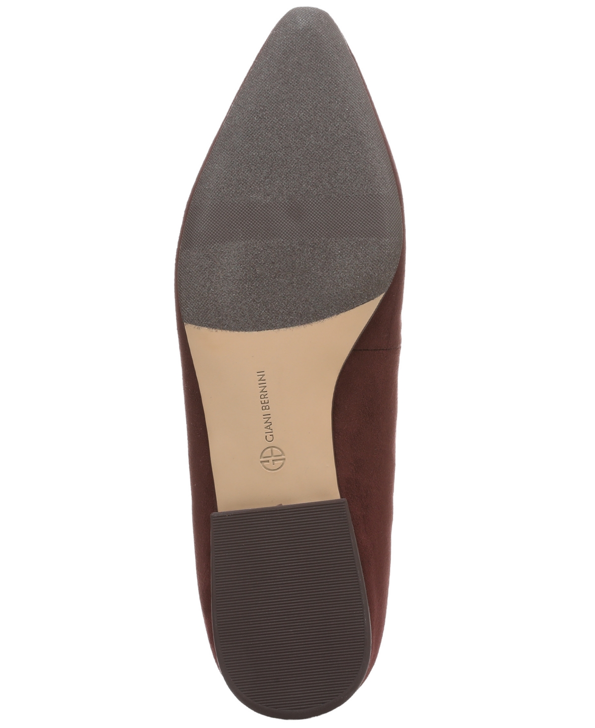 Giani Bernini Women's Hillda Pointed Toe Ballet Flats, Created For Macy's In Brown